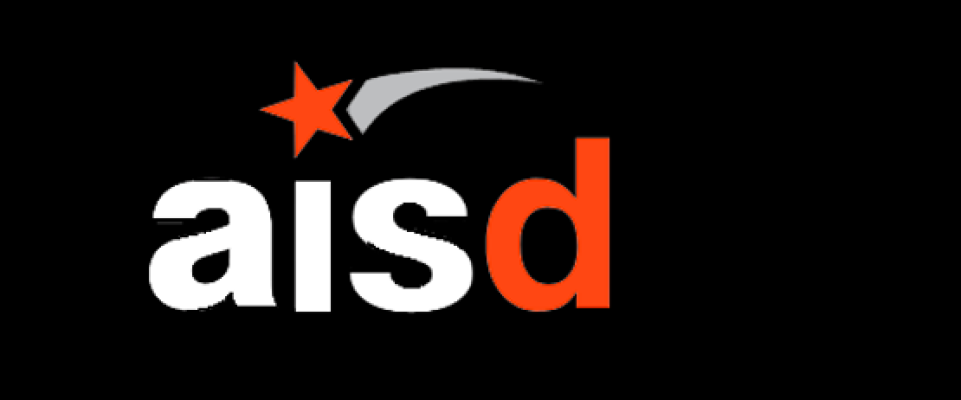 AISD logo with black background